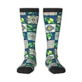 thumbnail image 1 of Haiem Lemon and Leaves Socks, Funny Novelty Crazy Design Cotton Socks Sports Socks Knee High Socks For Men, Women,1Pairs - Gift For Working Friends, 1 of 9