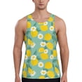 thumbnail image 1 of Haiem Lemons Chamomile Flowers And Leaves Men Workout Tank Top Gym Bodybuilding Sleeveless Muscle T Shirts Athletic Tank Breathable Workout Shirt-Medium, 1 of 8