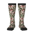 thumbnail image 1 of Haiem Leopard Dots Socks, Funny Novelty Crazy Design Cotton Socks Sports Socks Knee High Socks For Men, Women,1Pairs - Gift For Working Friends, 1 of 9
