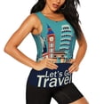 thumbnail image 1 of Haiem Let's go Travel Workout Tank Tops for Women, Athletic Sports Slim-Fit Tank Tops, Compression Sleeveless Dry Fit Shirts,Athletic Shirt-X-Large, 1 of 9