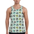 thumbnail image 1 of Haiem Lighthouse Men Workout Tank Top Gym Bodybuilding Sleeveless Muscle T Shirts Athletic Tank Breathable Workout Shirt-4X-Large, 1 of 8