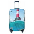 thumbnail image 1 of Haiem Lighthouse Sea Port Luggage Cover Printed Suitcase Covers for Luggage Elastic Washable Suitcase Protector Fits 18-32 Inch Luggage-X-Large, 1 of 9