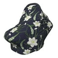 thumbnail image 1 of Haiem Lilies Flowers Baby Nursing Cover & Nursing Poncho - Multi Use Cover for Baby Car Seat Canopy, Stroller Cover, 360°Full Privacy Breastfeeding Coverage, 1 of 1