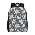 thumbnail image 1 of Haiem Lilies Flowers Backpack - Stylish and Durable 15-inch Laptop Backpack with Waterproof Oxford Fabric, 1 of 8