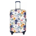 thumbnail image 1 of Haiem Lilies Flowers Luggage Cover Printed Suitcase Covers for Luggage Elastic Washable Suitcase Protector Fits 18-32 Inch Luggage-Medium, 1 of 9
