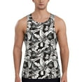 thumbnail image 1 of Haiem Lilies Flowers Men Workout Tank Top Gym Bodybuilding Sleeveless Muscle T Shirts Athletic Tank Breathable Workout Shirt-Medium, 1 of 9