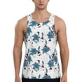 thumbnail image 1 of Haiem Lilies Flowers Men Workout Tank Top Gym Bodybuilding Sleeveless Muscle T Shirts Athletic Tank Breathable Workout Shirt-Small, 1 of 9