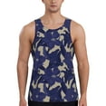 thumbnail image 1 of Haiem Lilies Flowers Men Workout Tank Top Gym Bodybuilding Sleeveless Muscle T Shirts Athletic Tank Breathable Workout Shirt-XX-Large, 1 of 9