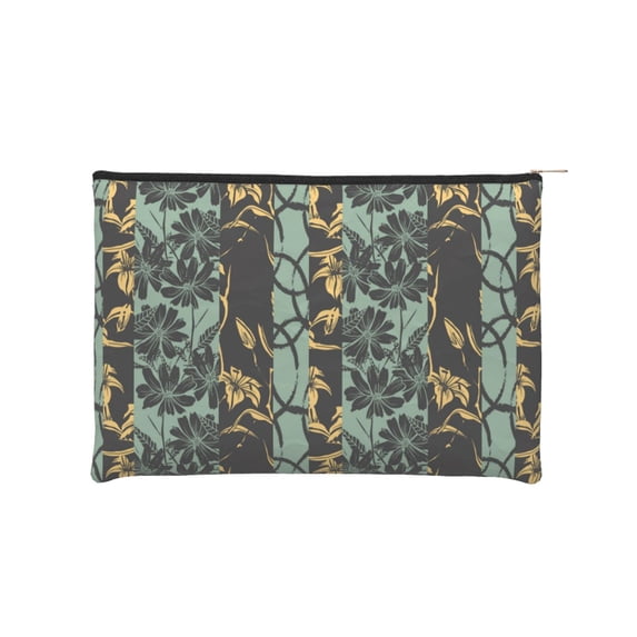 Haiem Lilies Flowers Music Lover Merch Makeup Bag, Cosmetic Bag,Singer Fans Cosmetic Bag, Portable Stationary Storage Organizer, Travel Makeup Bag