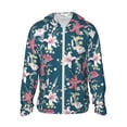 thumbnail image 1 of Haiem Lilies Flowers UPF 50+ Fishing Shirts for Men Long Sleeve UV Sun Protection Hoodie Non-Mask Outdoor Hiking Shirts, 1 of 9