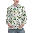 thumbnail image 1 of Haiem Lilies Flowers for Women's Fashion Hoodies & Sweatshirts with Kangaroo Pocket,Hooded Sweatshirt with Eye-catching Drawstrings-X-Large, 1 of 7