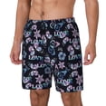 thumbnail image 1 of Haiem Love Butterflies Mens Swim Trunks with Compression Liner 2 in 1 Swimming Shorts Stretch Swimwear Quick Dry,Board Shorts-XX-Large, 1 of 9