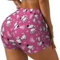 thumbnail image 1 of Haiem Love Dog No Front Seam Biker Shorts for Women Yoga Workout Gym Bike Shorts with Tummy Control Moisture-Wicking-X-Large, 1 of 9