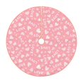 thumbnail image 1 of Haiem Love Pattern Christmas Tree Skirt Merry Christmas Party Christmas Tree Decoration,New Year Decorations-30", 1 of 6
