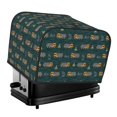 thumbnail image 1 of Haiem Machine Print Toaster Covers 4 Slice Wide Slot,Bread Dust Cover & Fingerprint Protection,Bread Machine Cover,Appliance Covers, 1 of 7