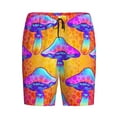 thumbnail image 1 of Haiem Magic Mushrooms Men's Pajama Short with Soft Woven Cotton Elastic Waistband Sleep Short-3X-Large, 1 of 9
