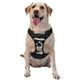 thumbnail image 1 of Haiem Magician Hat Skull Pattern No-Pull Dog Harness Reflective Front Clip Vest with Handle,Step-in Air Dog Harness,Adjustable 2 Metal Rings 4 Buckles-X-Large, 1 of 6