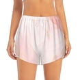 thumbnail image 1 of Haiem Marble Women's 2 in 1 Running Shorts - Lightweight Athletic Workout Gym Yoga Breathable Sports Shorts Liner with Phone Pockets-Large, 1 of 9