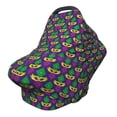 thumbnail image 1 of Haiem Mardi Gras Carnival3 Baby Nursing Cover & Nursing Poncho - Multi Use Cover for Baby Car Seat Canopy, Stroller Cover, 360°Full Privacy Breastfeeding Coverage, 1 of 1