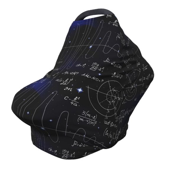 Haiem Mathematica Science Baby Nursing Cover & Nursing Poncho - Multi Use Cover for Baby Car Seat Canopy, Stroller Cover, 360°Full Privacy Breastfeeding Coverage