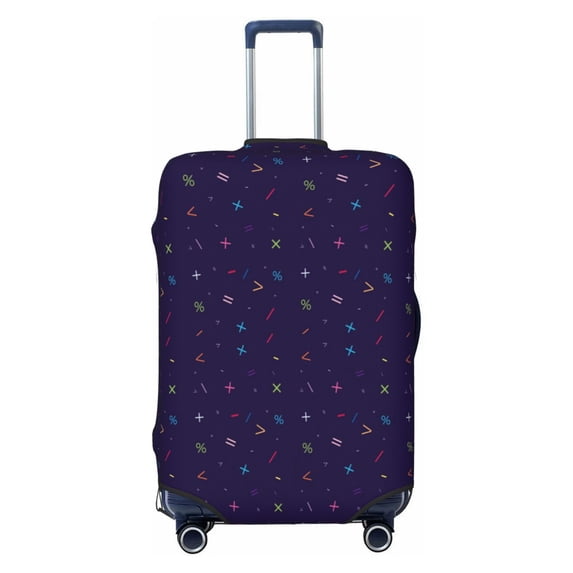 Haiem Mathematical Symbols Luggage Cover Printed Suitcase Covers for Luggage Elastic Washable Suitcase Protector Fits 18-32 Inch Luggage-X-Large