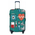 thumbnail image 1 of Haiem Medical Elements Luggage Cover Printed Suitcase Covers for Luggage Elastic Washable Suitcase Protector Fits 18-32 Inch Luggage-Medium, 1 of 9