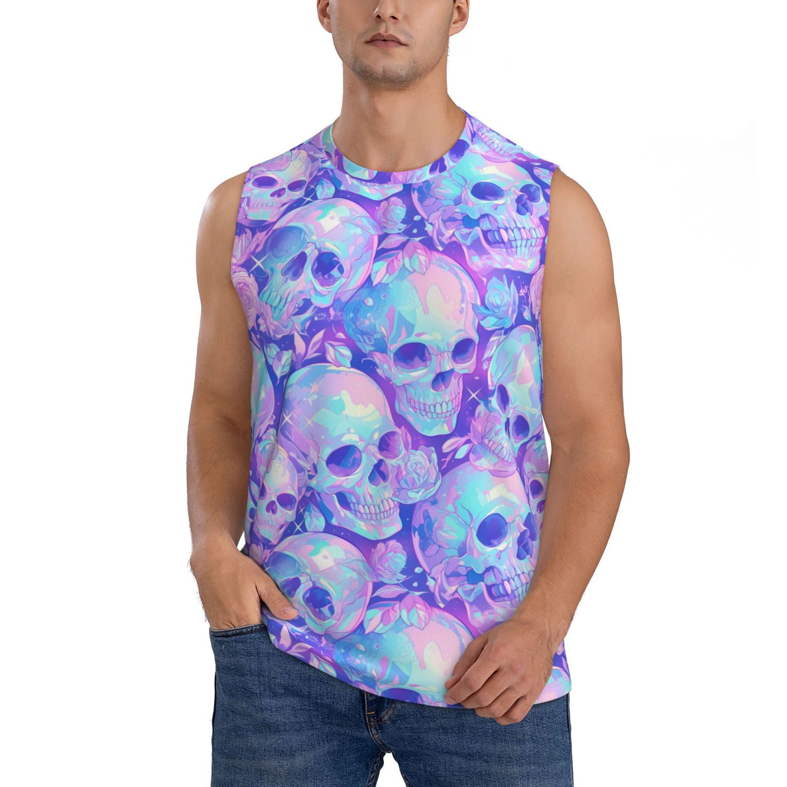 Coral Theatre Print Sleeveless Undershirt main image 0
