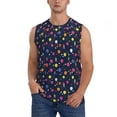 thumbnail image 1 of Haiem Men's Colored Balloons Print Tank Tops Summer Sleeveless Cut Off Workout T-Shirts Fitness Vest Athletic Undershirts-XX-Large, 1 of 8