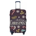 thumbnail image 1 of Haiem Merry Christmas Luggage Cover,Durable, Washable Suitcase Protector With Anti-Scratch Technology - Keep Your Luggage Looking New Large, 1 of 9