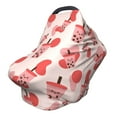 thumbnail image 1 of Haiem Milk Tea Baby Nursing Cover & Nursing Poncho - Multi Use Cover for Baby Car Seat Canopy, Stroller Cover, 360°Full Privacy Breastfeeding Coverage, 1 of 1
