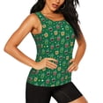 thumbnail image 1 of Haiem Milk Tea Workout Tank Tops for Women, Athletic Sports Slim-Fit Tank Tops, Compression Sleeveless Dry Fit Shirts,Athletic Shirt-X-Large, 1 of 9