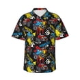 thumbnail image 1 of Haiem Monster Car Printed Hawaiian Shirt for Men - Men’s Casual Beach Summer Shirts - Stretch Fabric with Modern Fit-Large, 1 of 9