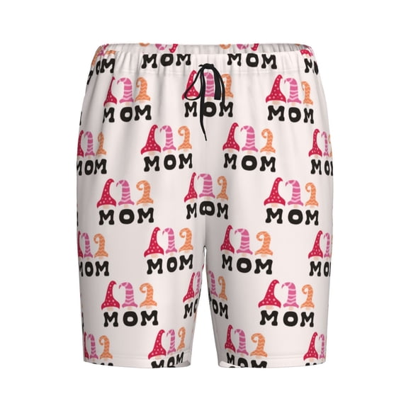 Haiem Mothers Day Men's Pajama Short with Soft Woven Cotton Elastic Waistband Sleep Short-3X-Large