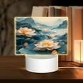 thumbnail image 1 of Haiem Mountain Lotus Serenity Pattern Acrylic Night Light Gift with 3 Color ModesTouch-Sensitive LED Lamp Perfect Gift for Mother's Day, Birthday, or Christmas, 1 of 9