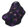 thumbnail image 1 of Haiem Multi-colored Spiders Baby Nursing Cover & Nursing Poncho - Multi Use Cover for Baby Car Seat Canopy, Stroller Cover, 360°Full Privacy Breastfeeding Coverage, 1 of 1