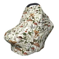 Haiem Mushroom Garnish Baby Nursing Cover & Nursing Poncho - Multi Use Cover for Baby Car Seat Canopy, Stroller Cover, 360°Full Privacy Breastfeeding Coverage