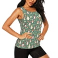 thumbnail image 1 of Haiem Mushrooms Gnome Workout Tank Tops for Women, Athletic Sports Slim-Fit Tank Tops, Compression Sleeveless Dry Fit Shirts,Athletic Shirt-X-Large, 1 of 9