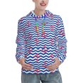 thumbnail image 1 of Haiem Nautical Anchors for Women's Fashion Hoodies & Sweatshirts with Kangaroo Pocket,Hooded Sweatshirt with Eye-catching Drawstrings-Large, 1 of 7