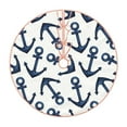 thumbnail image 1 of Haiem Navy Blue Anchor Pattern Christmas Tree Skirt Merry Christmas Party Christmas Tree Decoration,New Year Decorations-30", 1 of 6