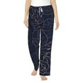 thumbnail image 1 of Haiem Navy Dark Blue Women's Pajama Pants Ultra Lightweight Pjs Bottoms Sleepwear Bottom Pants With Pocket Drawstring-XX-Large, 1 of 9