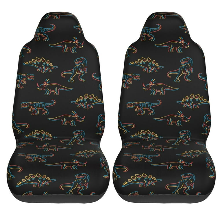 Colorful Dachshund Car Seat Cover (Set of 2) Colorful Dachshund Car Seat Cover (Set of 2)