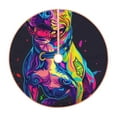 thumbnail image 1 of Haiem Neon Pop Art Pitbull Pattern Christmas Tree Skirt Merry Christmas Party Christmas Tree Decoration,New Year Decorations-48", 1 of 6