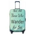 thumbnail image 1 of Haiem Not All Those Who Wander Are Lost1 Luggage Cover,Durable, Washable Suitcase Protector With Anti-Scratch Technology - Keep Your Luggage Looking New X-Large, 1 of 9