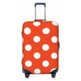 thumbnail image 1 of Haiem Orange And White Polka Dot1 Luggage Cover Printed Suitcase Covers for Luggage Elastic Washable Suitcase Protector Fits 18-32 Inch Luggage-Large, 1 of 8