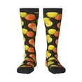 thumbnail image 1 of Haiem Orange Lemon Socks, Funny Novelty Crazy Design Cotton Socks Sports Socks Knee High Socks For Men, Women,1Pairs - Gift For Working Friends, 1 of 9