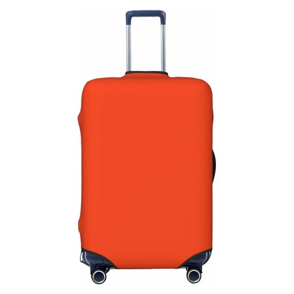 Haiem Orange Luggage Cover,Durable, Washable Suitcase Protector With Anti-Scratch Technology - Keep Your Luggage Looking New Small