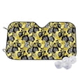 thumbnail image 1 of Haiem Orchids Flowers Car Windshield Sun Shade - Blocks UV Rays Sun Visor Protector, Sunshade to Keep Your Vehicle Cool, Universal Fit SUV Van Sedan-, 1 of 7