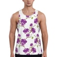 thumbnail image 1 of Haiem Orchids Flowers Men Workout Tank Top Gym Bodybuilding Sleeveless Muscle T Shirts Athletic Tank Breathable Workout Shirt-, 1 of 9