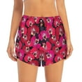 thumbnail image 1 of Haiem Orchids Flowers Women's 2 in 1 Running Shorts - Lightweight Athletic Workout Gym Yoga Breathable Sports Shorts Liner with Phone Pockets-, 1 of 9
