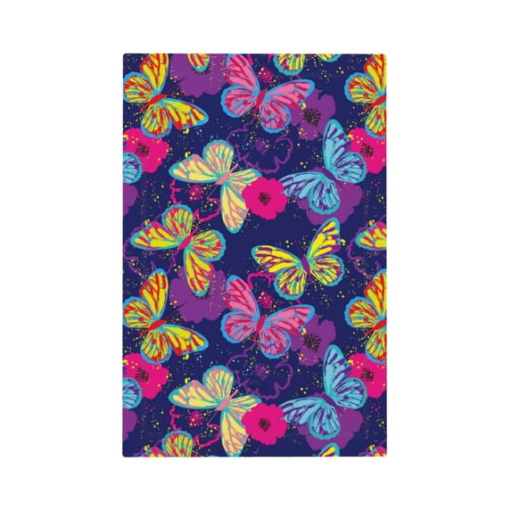 Haiem Paint Butterflies Pattern Decorative Wall Plates, 1-Gang 5.0" x3.0", Unbreakable Thermoplastic Faceplate Cover for Decorator Receptacle Outlet & Switch-Style V